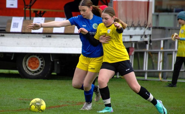 70 Nachwuchsteams am Fussballturnier auf der Rheinauen