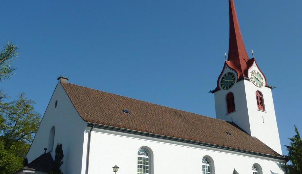 ... und die evangelische Kirche in Rebstein.