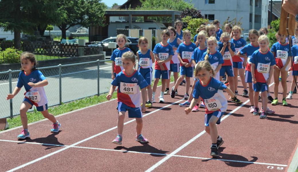 Etwa 700 Kinder starten am Kids-Cup in Kriessern.