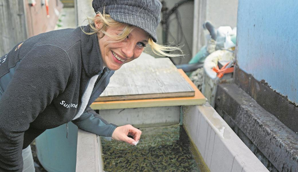 Viel Herzblut und Idealismus steckt Susanne Rusch in die Fischzucht. Nur von den Fischen leben, kann die Montlingerin jedoch nicht.