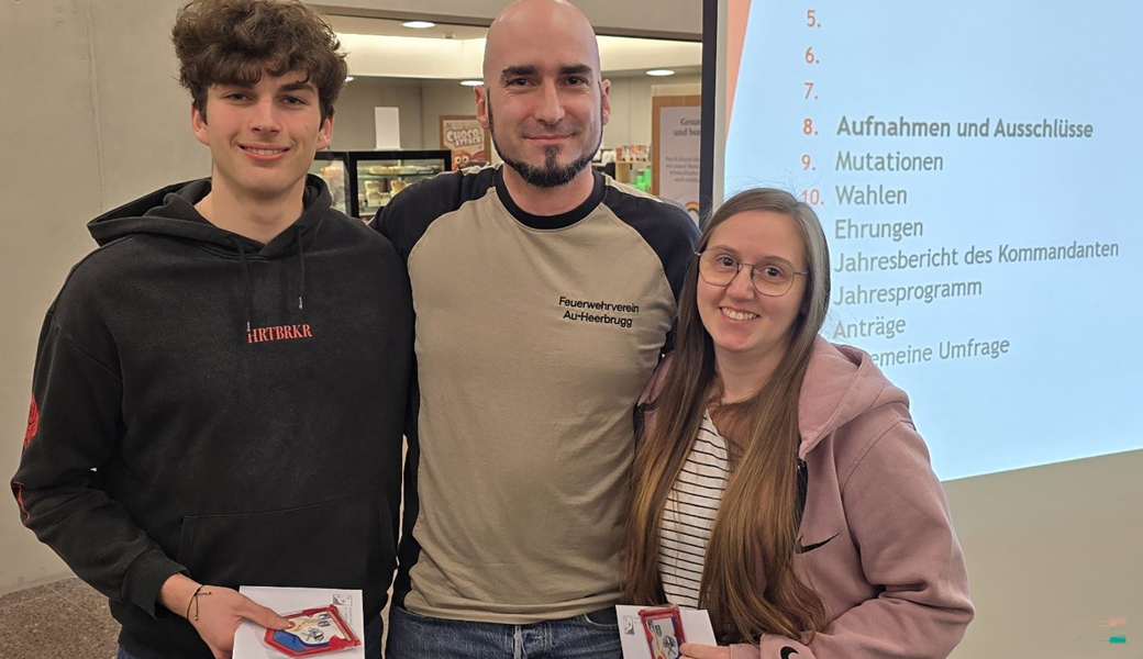 Feuerwehrverein hat an der Hauptversammlung neue Mitglieder aufgenommen