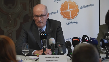 Pressekonferenz: Markus Ritter gibt seine Kandidatur für den Bundesrat offiziell bekannt