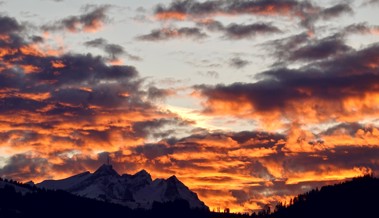 Zum Feierabend: Wunderschöne Stimmung über dem Säntis