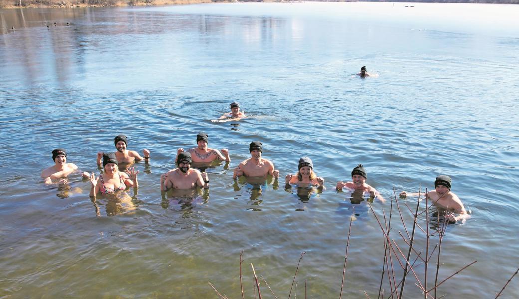 Das Wasser des Alten Rheins hatte nicht mehr als drei Grad. 