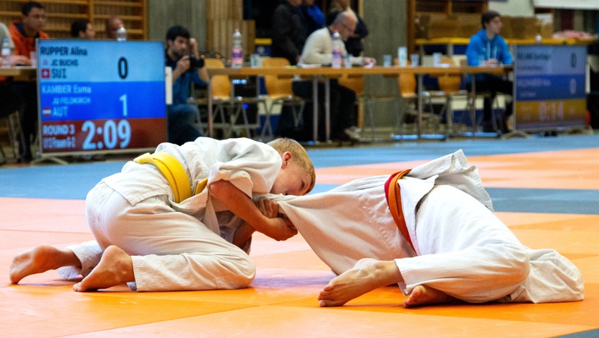 Jérome Dietsche gelang ein Sieg mit seinem Lieblingswurf Seoi-Nage.