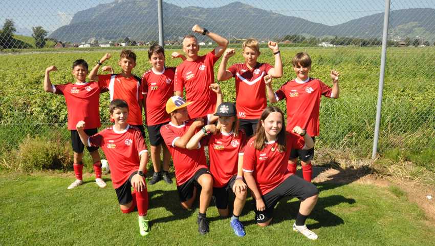 Am Montlinger Fussballcamp nehmen jährlich mehr junge Fussballerinnen und Fussballer teil.