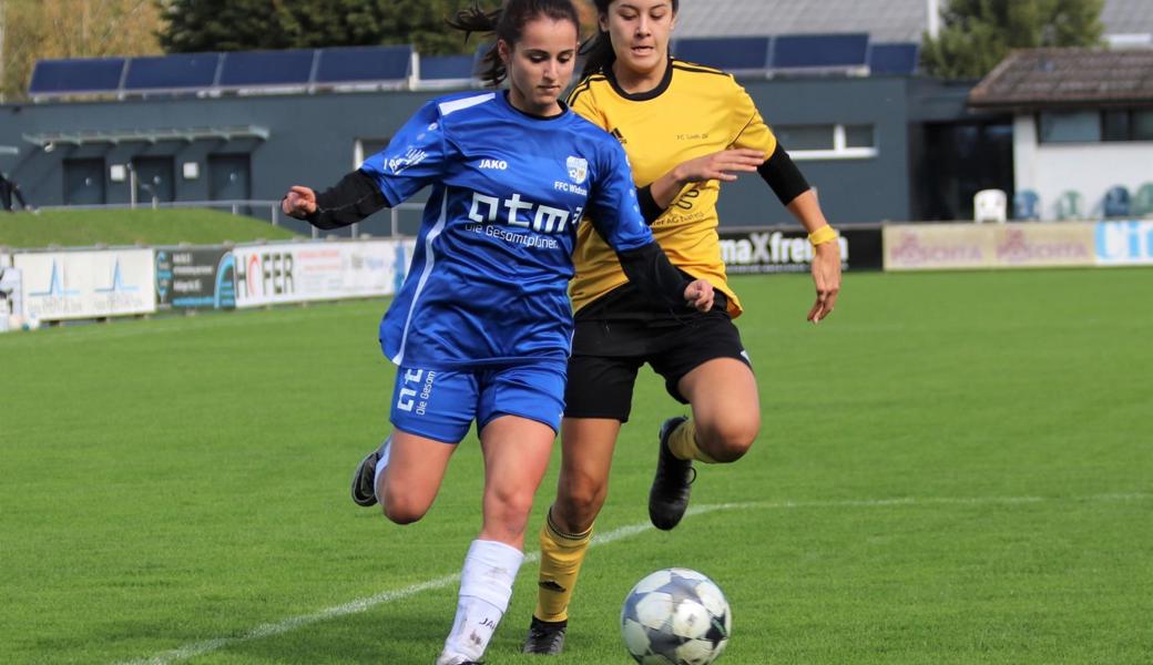 Sandra Köppel (l.) erzielte beim 10:3 gegen Linth das erste und das letzte Widnauer Tor.