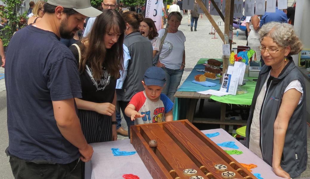 Mittelalter-Spiele sind auch am Jakobimarkt gefragt.