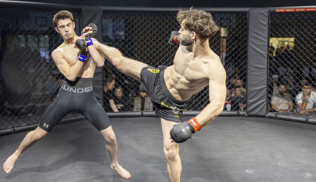 Käfigkämpfe stossen auf Interesse: Gelungene MMA-Premiere in der Bildstöcklihalle