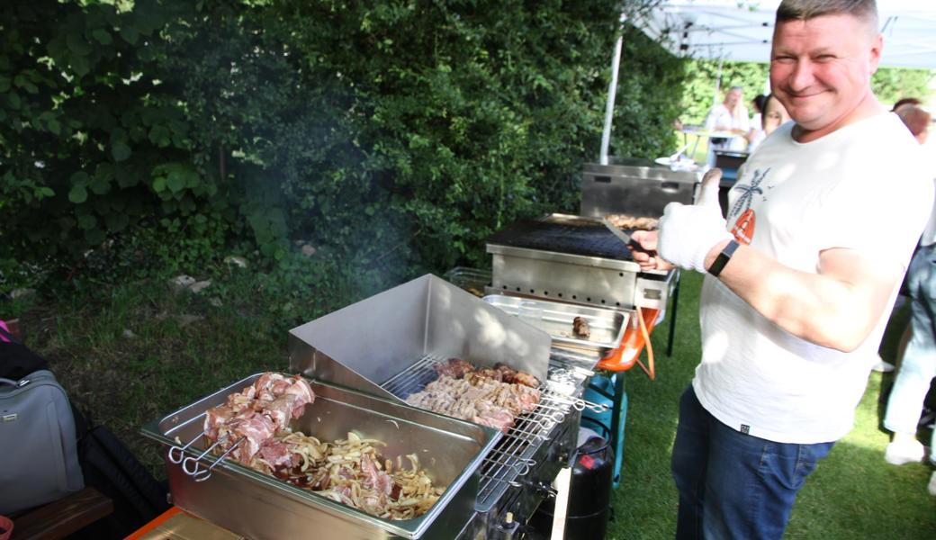 Der Schaschlik war am Ende ausverkauft.