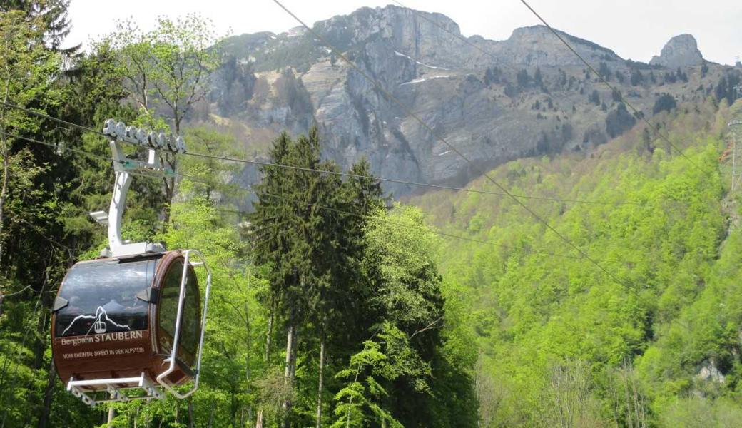 Die Rheintaler Pläne der Luftseilbahnen Eichberg – Kamor und Lienz – Hoher Kasten blieben unverwirklicht. Realisiert wurde hingegen die Bahn von Frümsen hinauf zur Staubern.