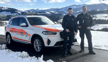 Deutscher Polizist macht ein Praktikum bei der Kantonspolizei Appenzell Ausserrhoden