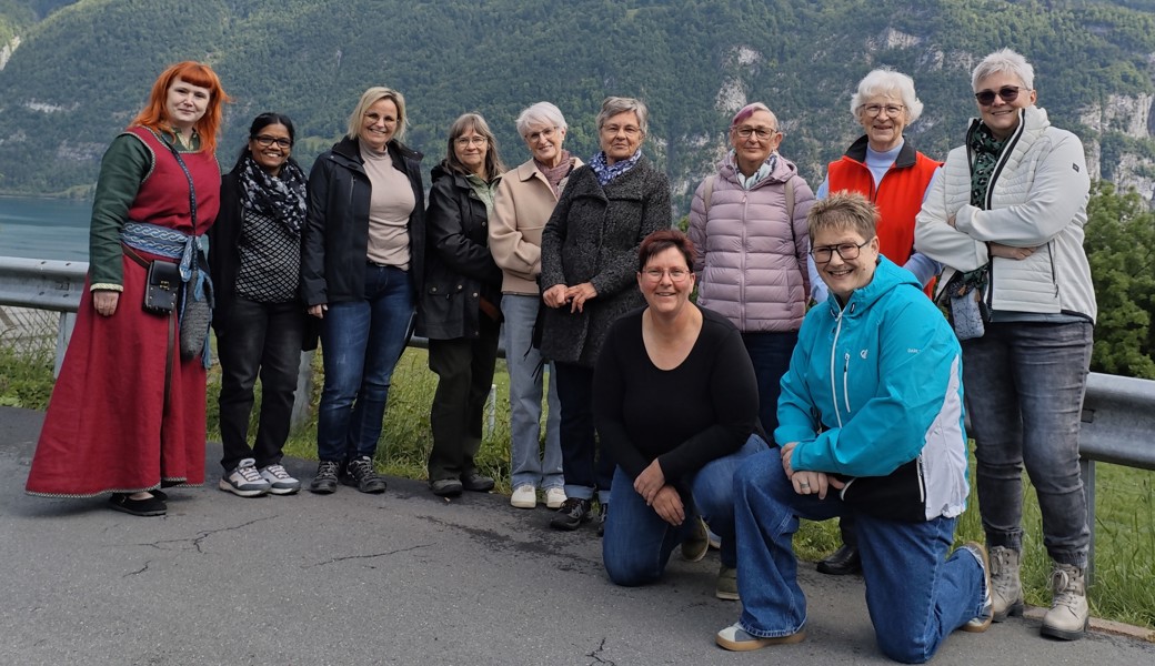 Die Schützenfrauen reisten in die Vergangenheit