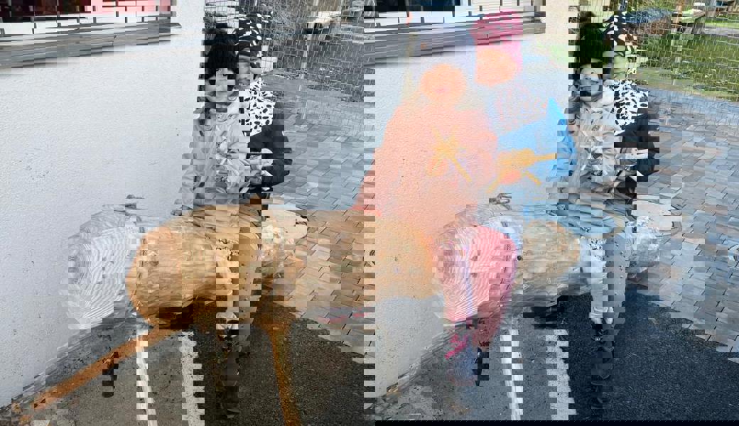 Bald ist auch die grosse Beechue für den Aussenbereich komplett fertiggestellt