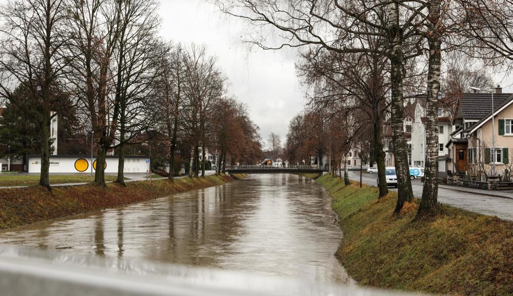 Der Kanal in Widnau.