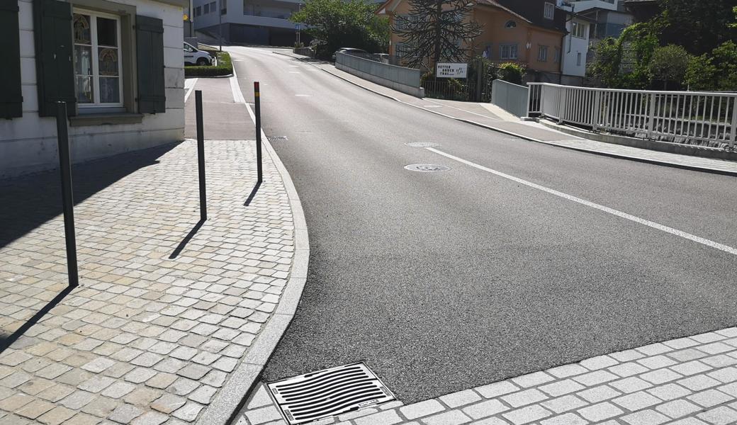 Die etappenweise Sanierung der Appenzellerstrasse in Thal kostete knapp 1,45 Mio. Franken.