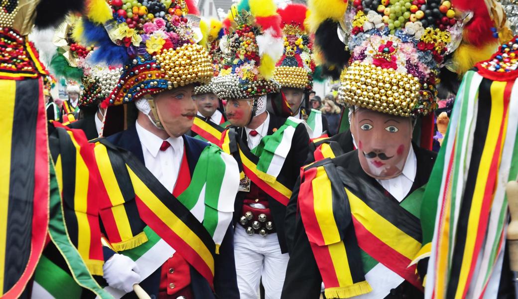 Seit 101 Jahren bestimmen die Masken der Röllelibutzen die Altstätter Fasnacht.