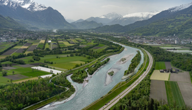 Rhein bekommt mehr Raum: Revitalisierungsprojekt zwischen Buchs und Eschen in Planung