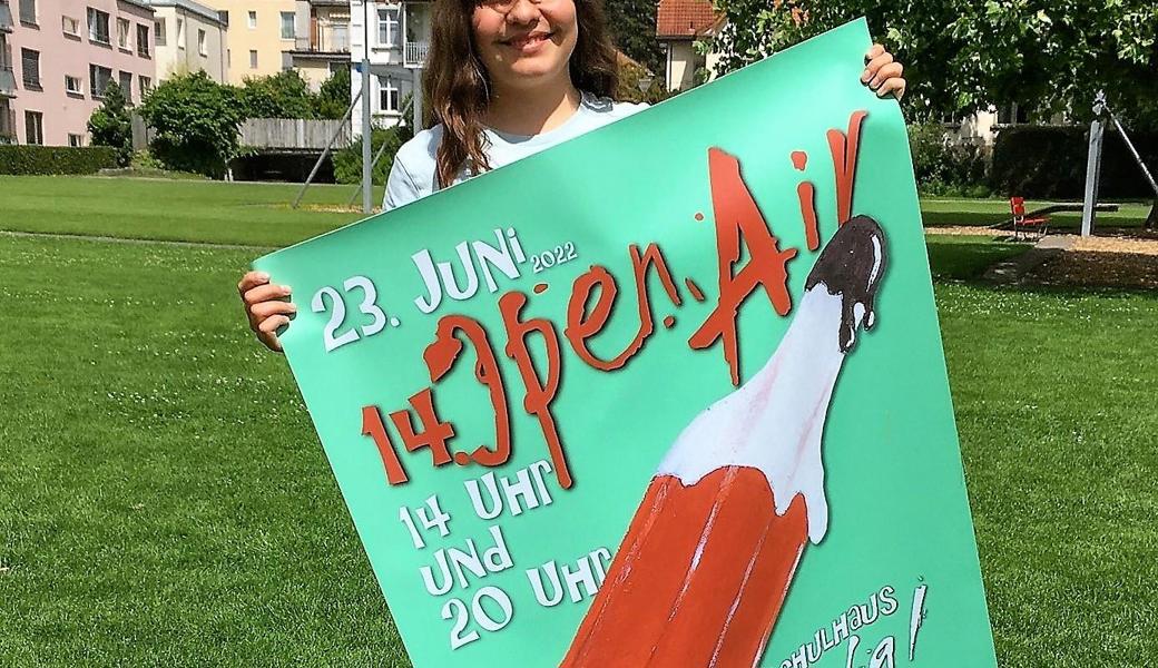 Viviane Steiger aus Widnau hat das Open-Air-Plakat gestaltet.