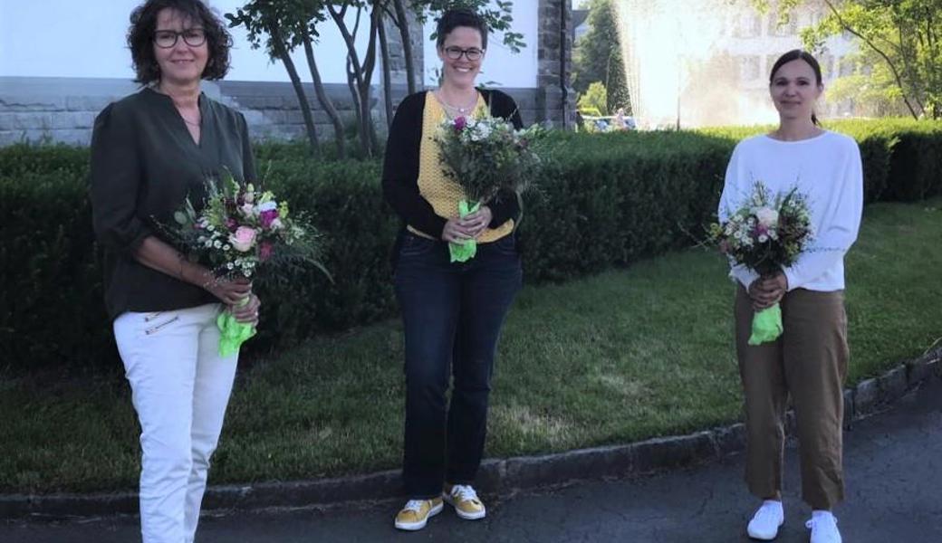 Traten aus dem Verein Kathrinahus aus (von links): Esther Vogel, Patricia Viveros und Simone Kolb. Es fehlt: Gabriela Thurnherr.