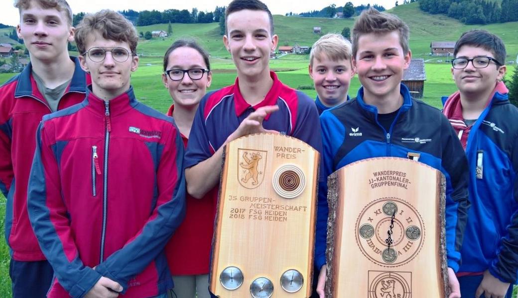 Gruppenmeister bei den Jugend- und Jungschützen.