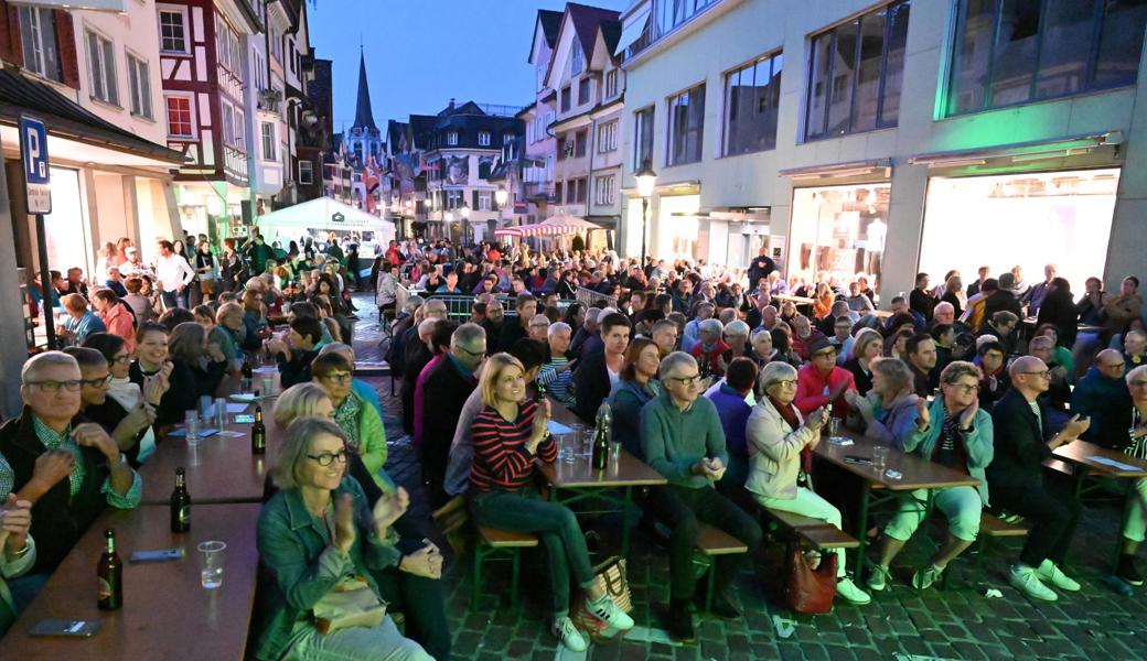 Die Staablueme in der Marktgasse gehört seit Jahrzehnten zu Altstätten.