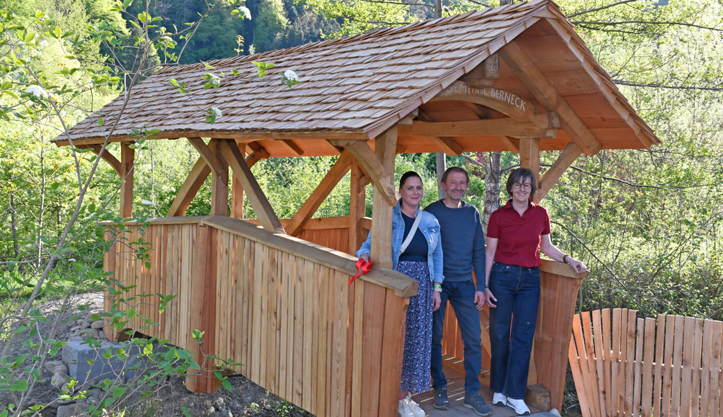 Ortverwaltungsrat verliebte sich in die Brücke und schenkt sie der Bevölkerung
