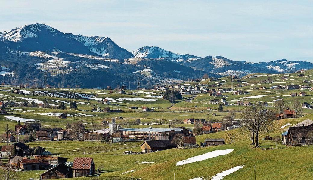 Im Appenzellerland herrschen frühlingshafte Wetterverhältnisse. Schnee ist nicht in Sicht.