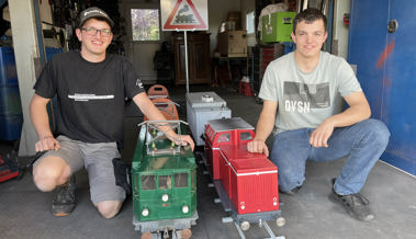 Zwei Altstätter Brüder haben eine Liliputbahn in Rekordzeit gebaut