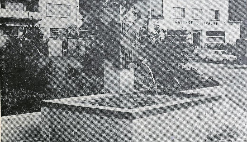 Der Kübachbrunnen nach der Renovation.