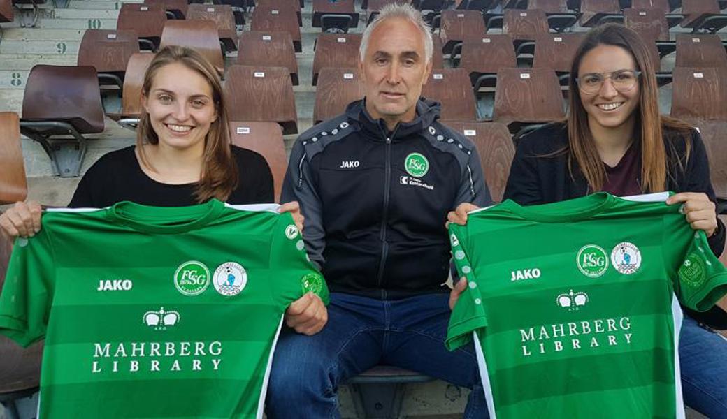 Von Meister Zürich kehren Karin Bernet (l.) und Patricia Willi (r.) zurück und auf nächste Saison übernimmt Marco Zwyssig das Szepter wieder, der Ur-St.Galler trainierte das Team schon 2014/15. 