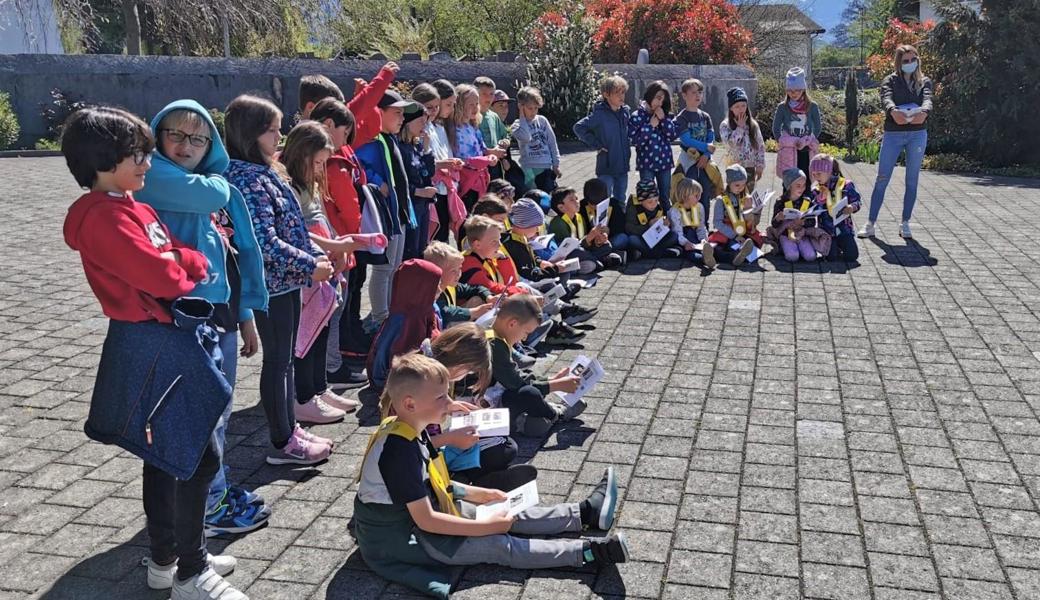 Auch Schulklassen dürfen den Instrumentenweg besuchen.