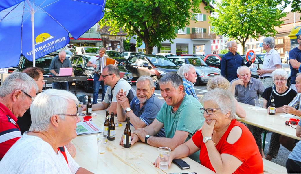 In Altstätten stand der Redaktionswagen erstmals auf der Breite.