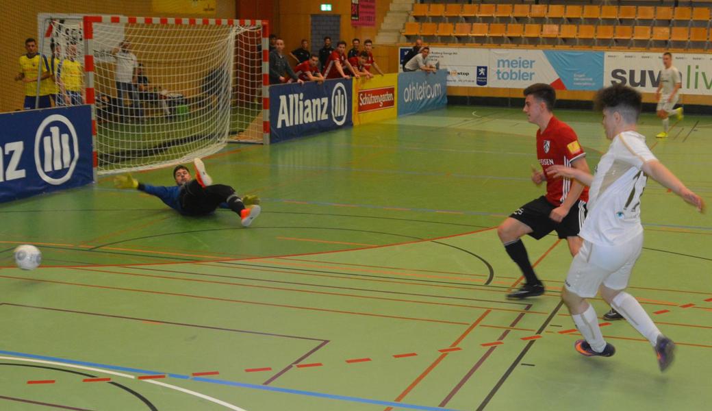 Au-Berneck spielte schon vor zwei Jahren am St. Galler Hallenturnier, der FC Rheineck ist ein Neuling.