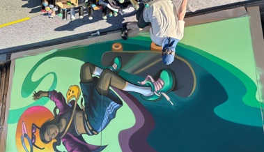 Streetart-Happening in Berneck lockte viele Besucherinnen und Besucher an