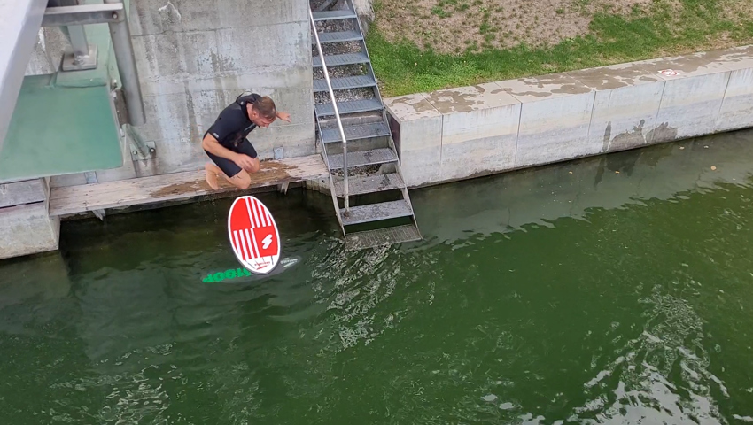 Neuer Surftrend am Baggersee