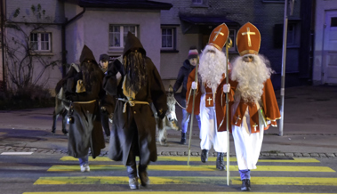 Bildeindrücke vom Klauseinzug in Marbach