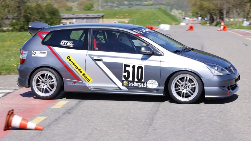 Der Honda Civic des jungen Thalers Davide Zürcher.