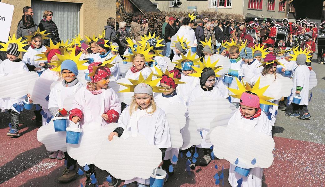 Sternenkinder aus dem Kriessner Kindergarten. 