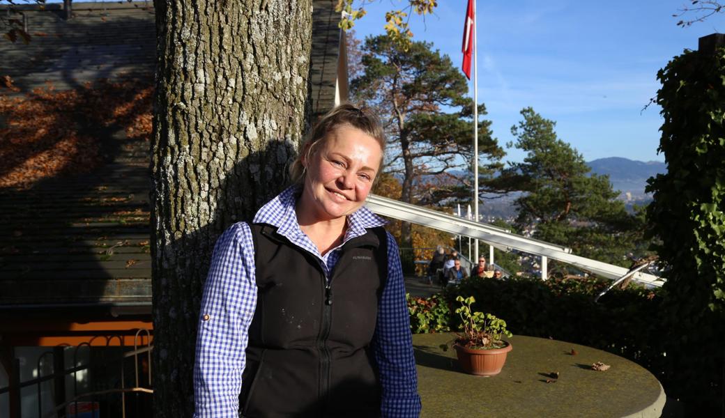 Die Österreicherin Daniela Brugger wirtet seit September im "Steinigen Tisch".