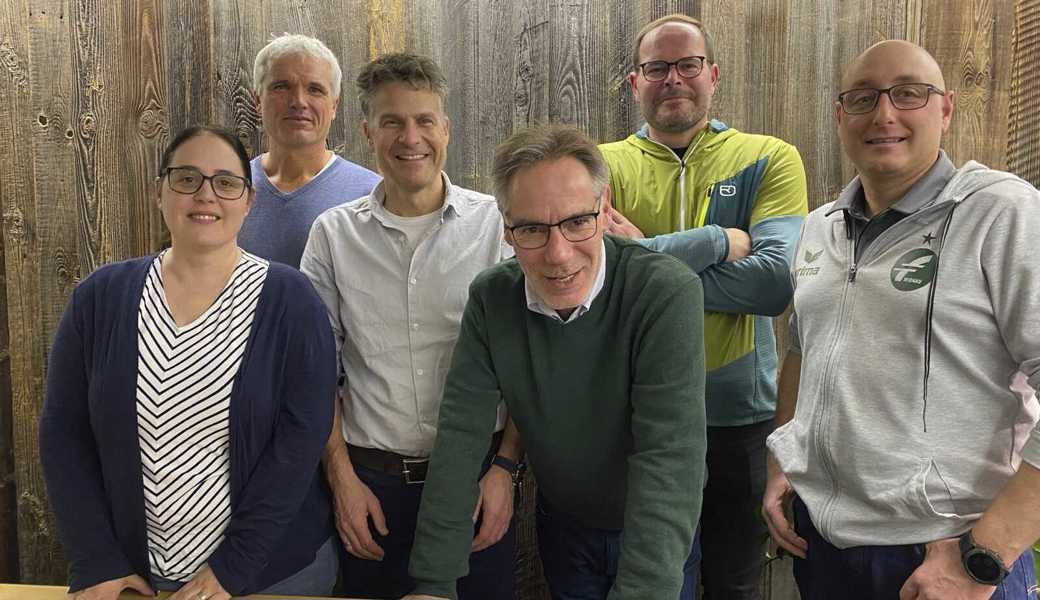 Organisationskomitee (v. l.): Sandra Stoffel, Günter Schneider, OK-Präsident Marcel Kunz, Toni Linder, Daniel Kehl, Marco Köppel.