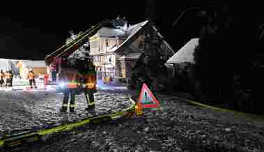 Bewohner löschten Feuer in historischem Haus, bevor die Feuerwehr kam