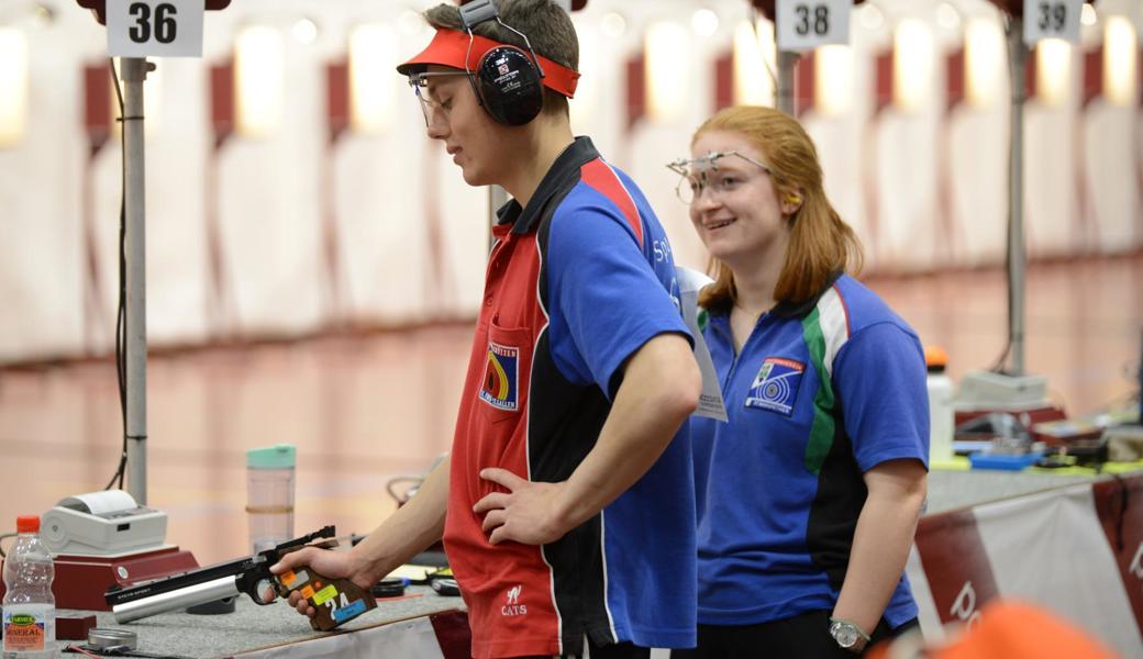 Max Zöpfel und Nicole Messmer gewannen im Mixed-Wettkampf der Junioren die Bronzemedaille.