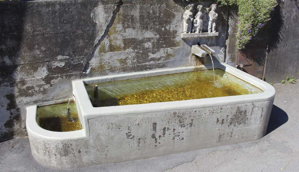 Brunnen an der Untergasse in Marbach. 