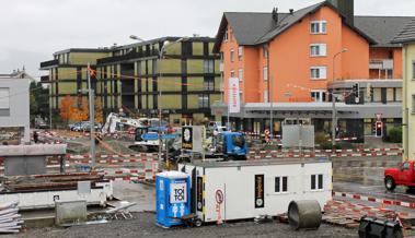 Arbeiten im Diepoldsauer Zentrum unterbrochen