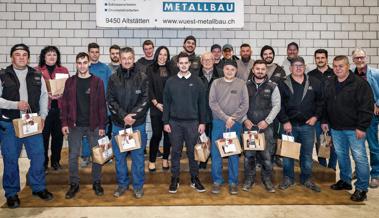 Wüst Metallbau AG ehrt Jubilarinnen und Jubilare