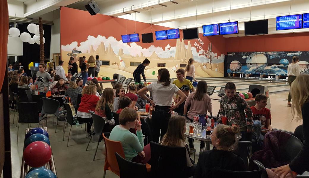 Das Bowlen war ein Highlight für die Jugendlichen.