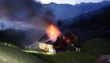 Einfamilienhaus abgebrannt