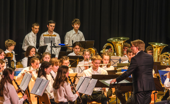 Jugendliche aus dem ganzen Kanton trafen sich zum Blasorchesterlager