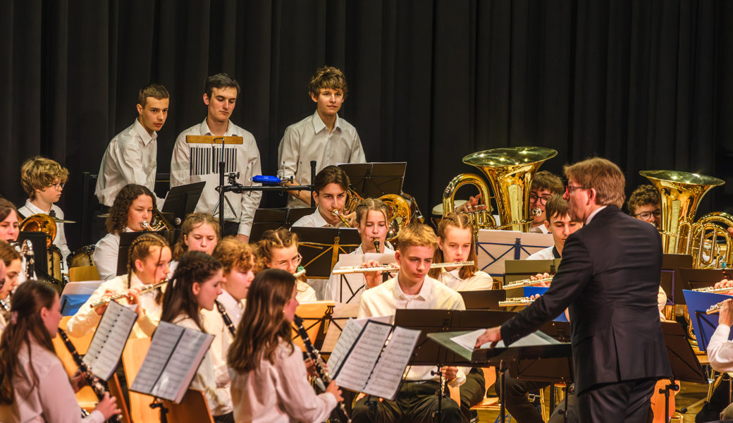 Jugendliche aus dem ganzen Kanton trafen sich zum Blasorchesterlager
